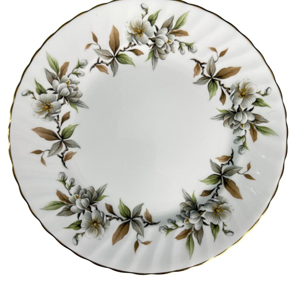 Royal Adderley Aracdia Bone China England 8" Salad Luncheon Plate Floral